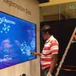 touchscreen at event
